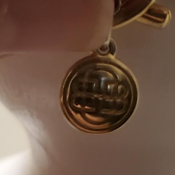 Bill Blass Gold Tone Dangle Ball Charm Bracelet - Picture 3 of 3